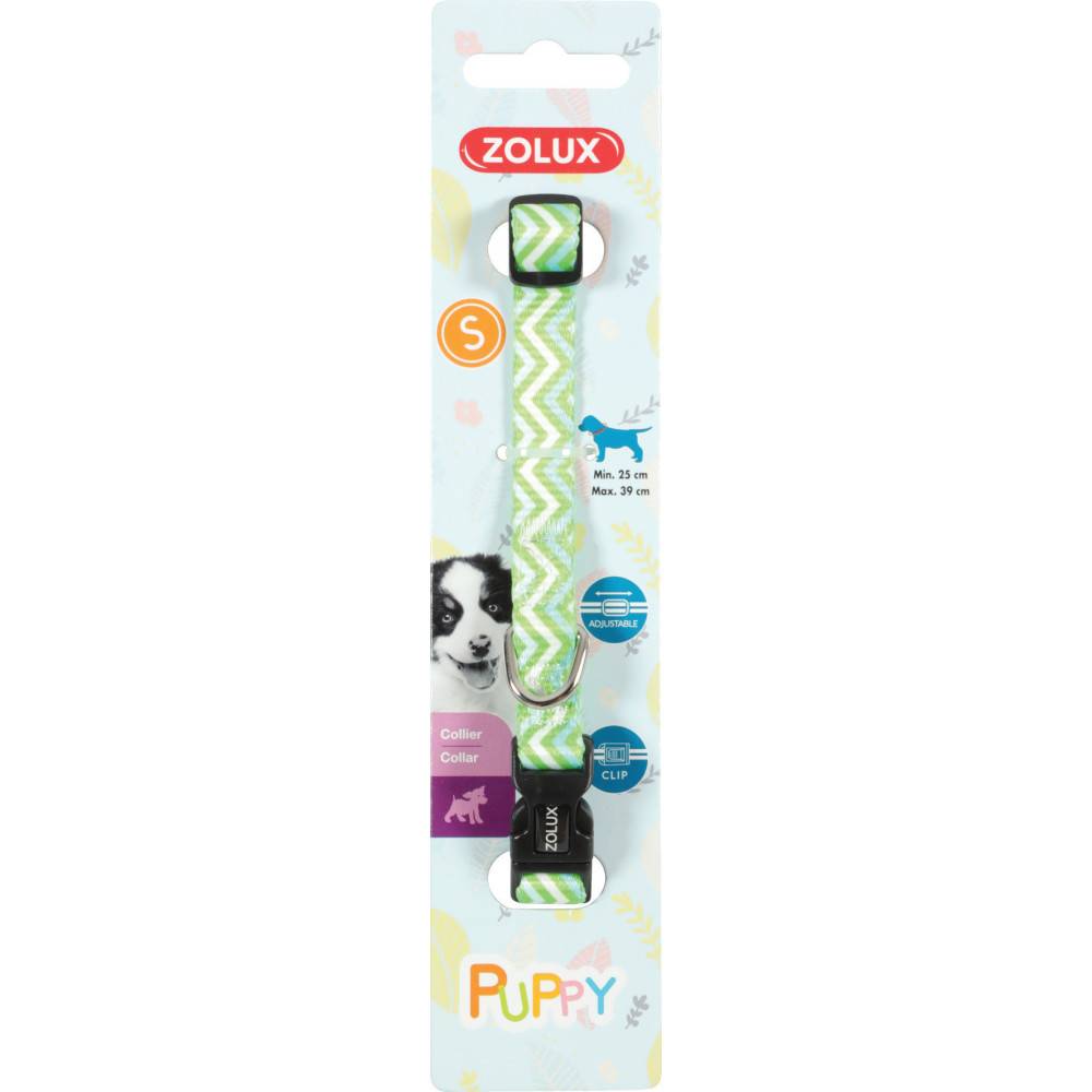 Zolux - Collier PUPPY PIXIE 13 mm 25 à 39 cm couleur vert pour chiots - Imagen 3