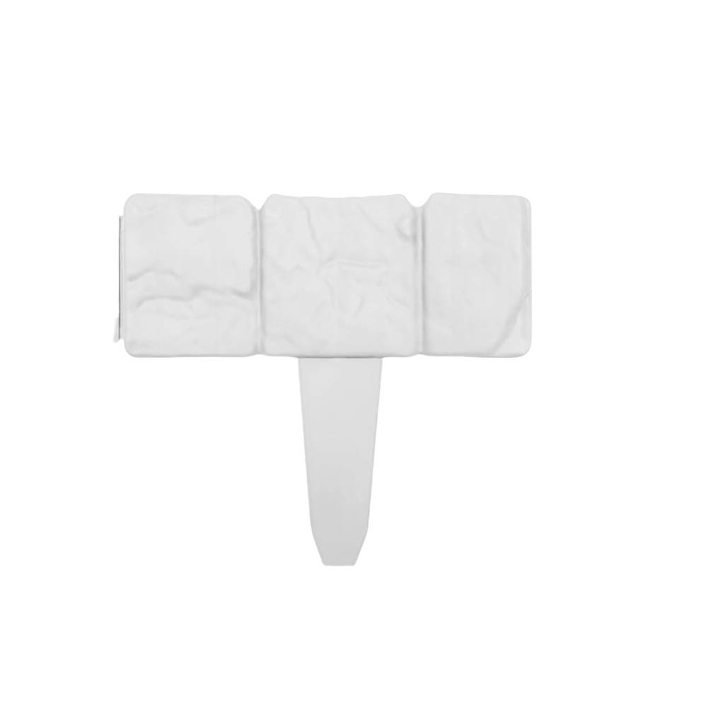 20 bordures de jardin extérieures blanches - MCBOSON - Image 1