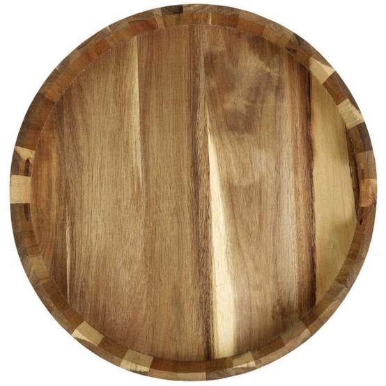 The Home Deco Factory - Plateau rond en acacia 40 cm The Home Deco Factory - Image 3