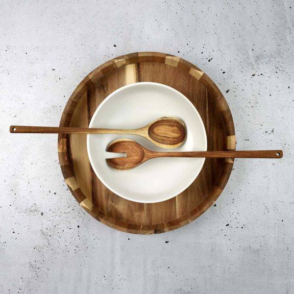 The Home Deco Factory - Plateau rond en acacia 40 cm The Home Deco Factory - Image 2
