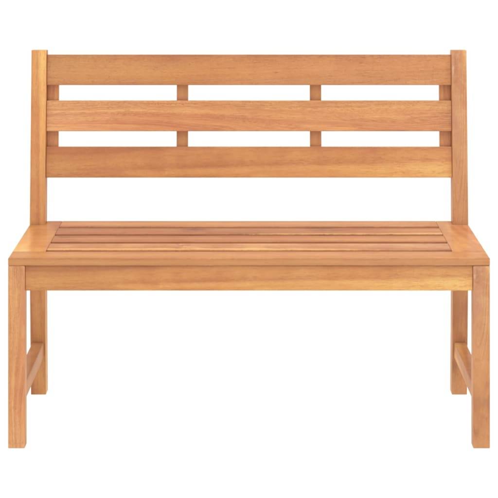 Maison Chic - Banc de jardin - Banc d'extérieur - Banquette 114 cm Bois de teck solide-JU13911 - Imagen 3
