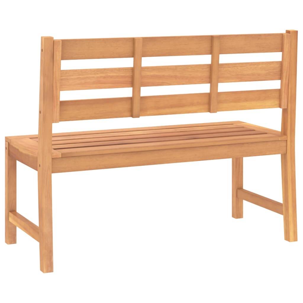 Maison Chic - Banc de jardin - Banc d'extérieur - Banquette 114 cm Bois de teck solide-JU13911 - Imagen 5
