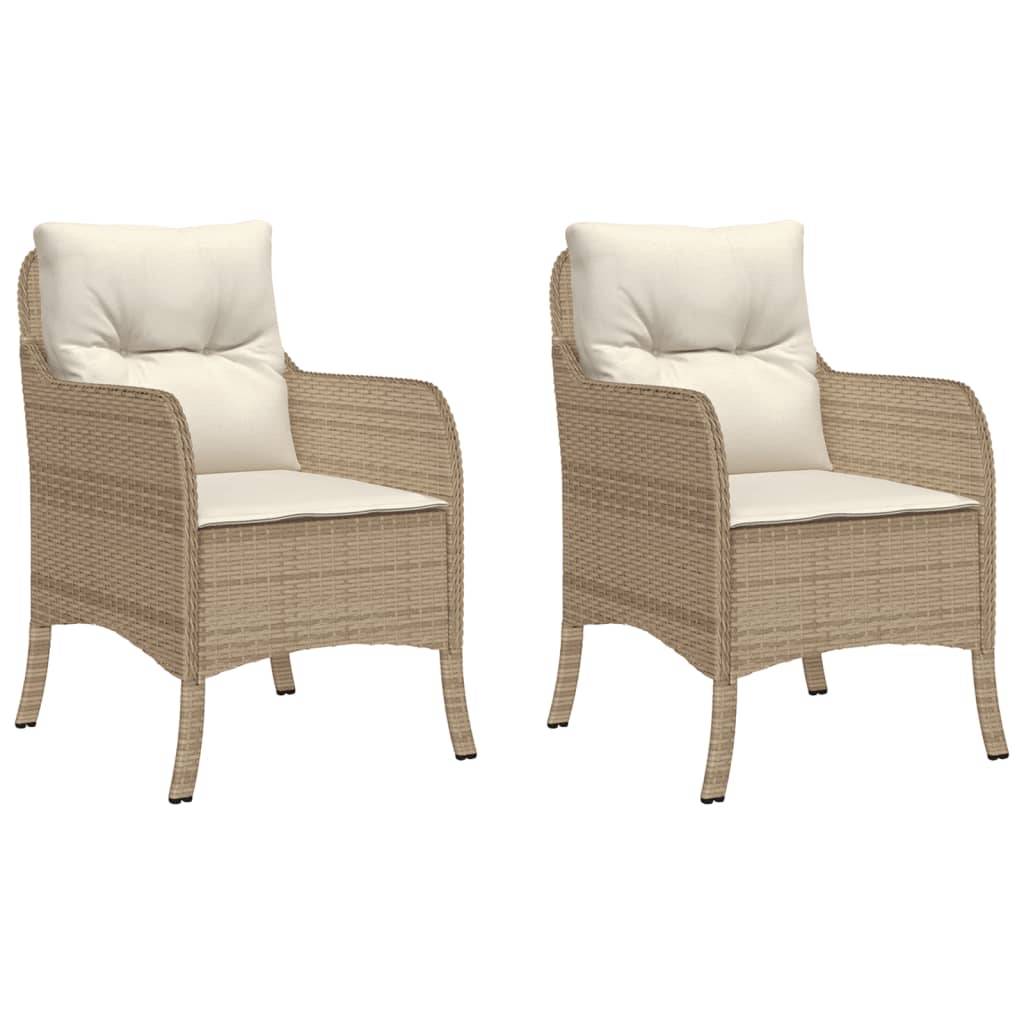 Prolenta Premium - Chaises de jardin rotin beige  58,5 x 67 x 86 cm  - Prolenta premium p3172.5 - Image 1