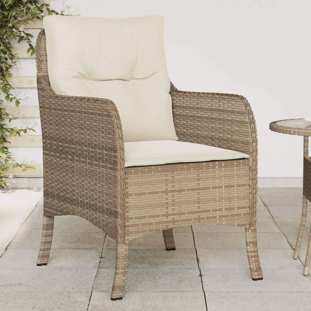 Prolenta Premium - Chaises de jardin rotin beige  58,5 x 67 x 86 cm  - Prolenta premium p3172.5 - Image 2