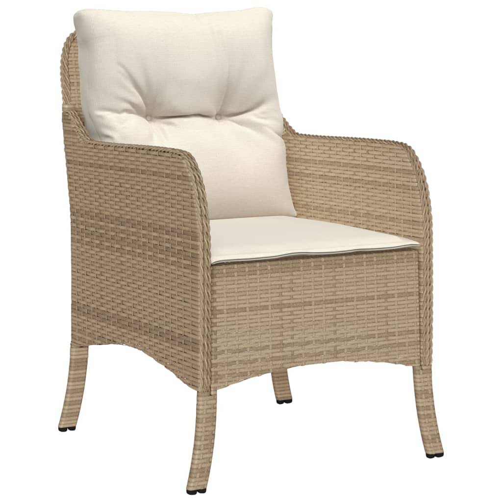 Prolenta Premium - Chaises de jardin rotin beige  58,5 x 67 x 86 cm  - Prolenta premium p3172.5 - Image 4