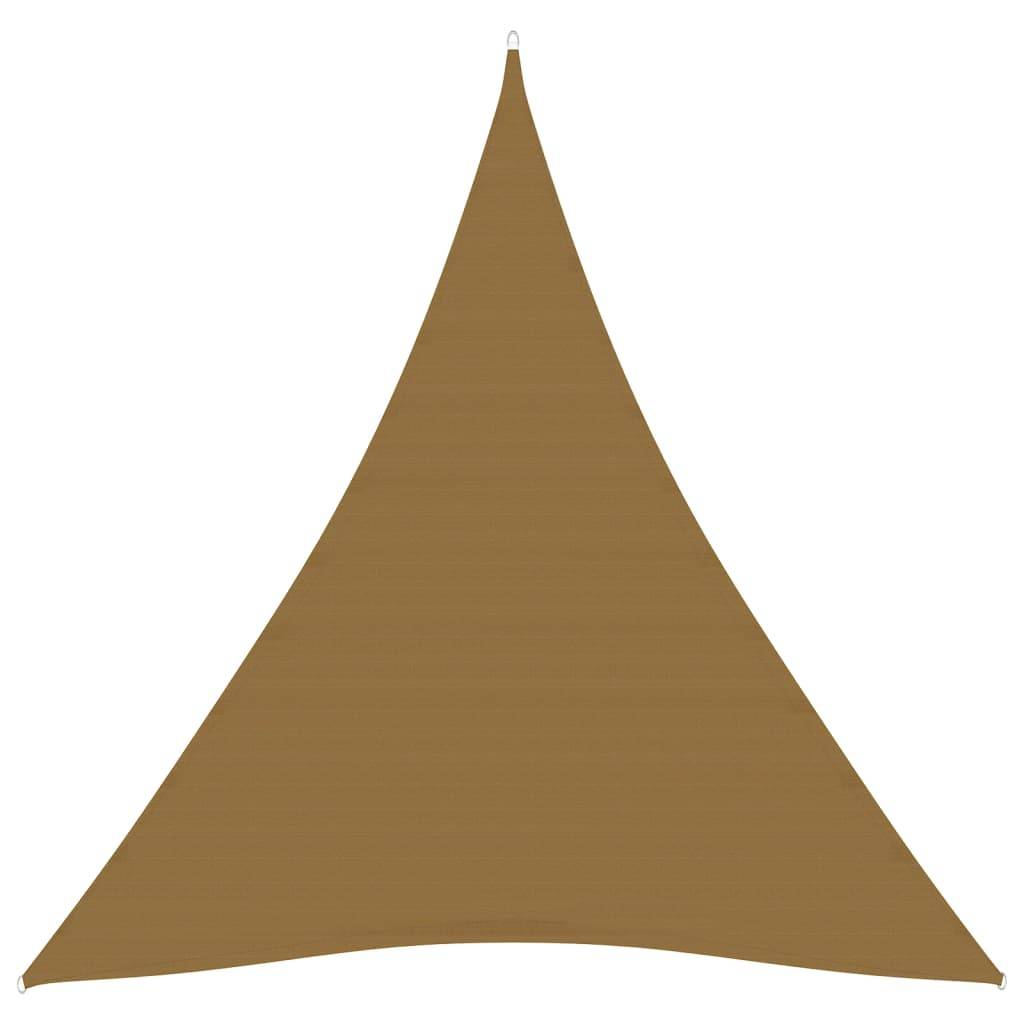 Helloshop26 - Voile toile d'ombrage parasol 160 g/m² PEHD 3 x 4 x 4 m taupe - Imagen 1