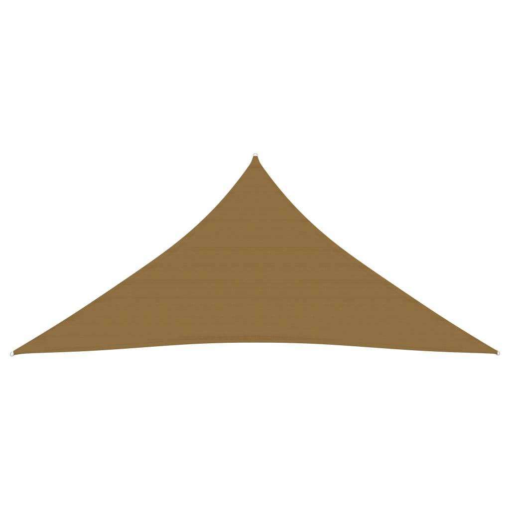 Helloshop26 - Voile toile d'ombrage parasol 160 g/m² PEHD 3 x 4 x 4 m taupe - Imagen 2