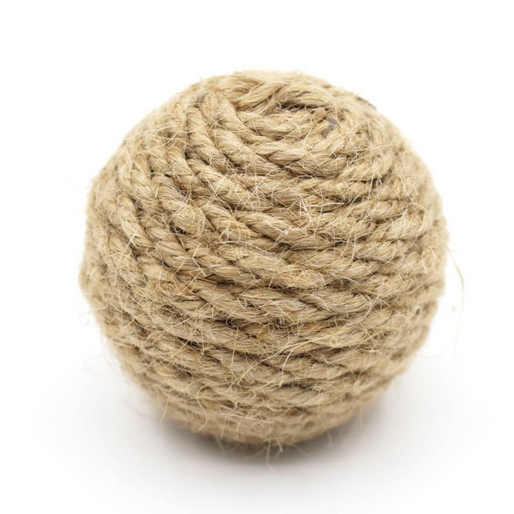 IntiMeg - Lot de 3 balles en sisal pour chat IntiMe - Image 3