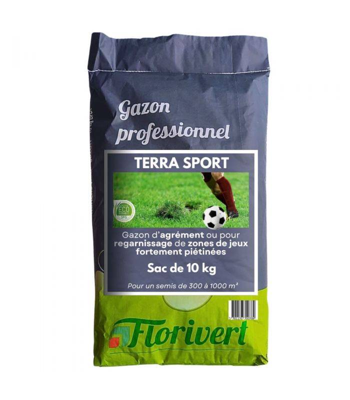 Florivert - Gazon sport jeux Terra Sport 10 kg résistant au piétinement, établissement rapide - Florivert 1201637