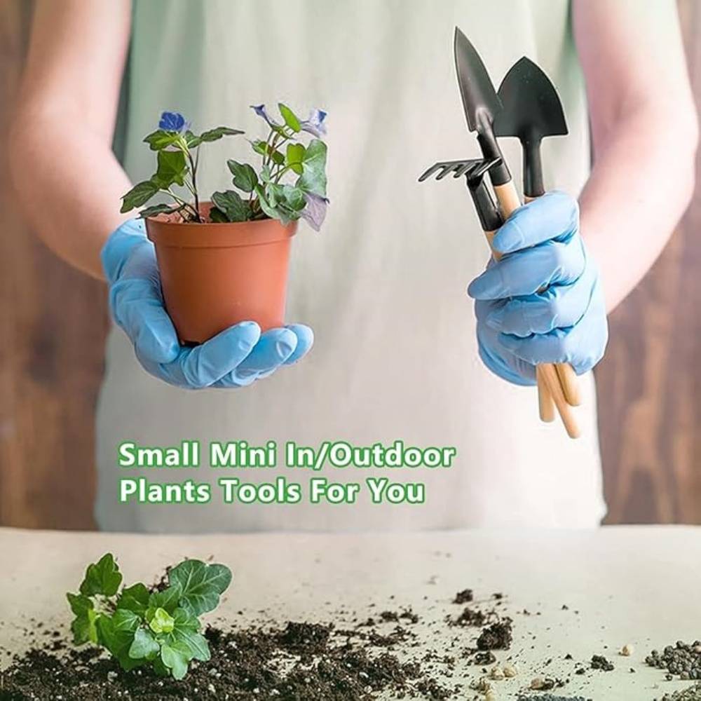 Set De 7 Mini Accessoires Jardin Pour Maison De Poupée – Outils Miniatures, Réverbère, Banc, Arrosoir, Bottes – Déco Jardin Féerique – Dès 3 Ans