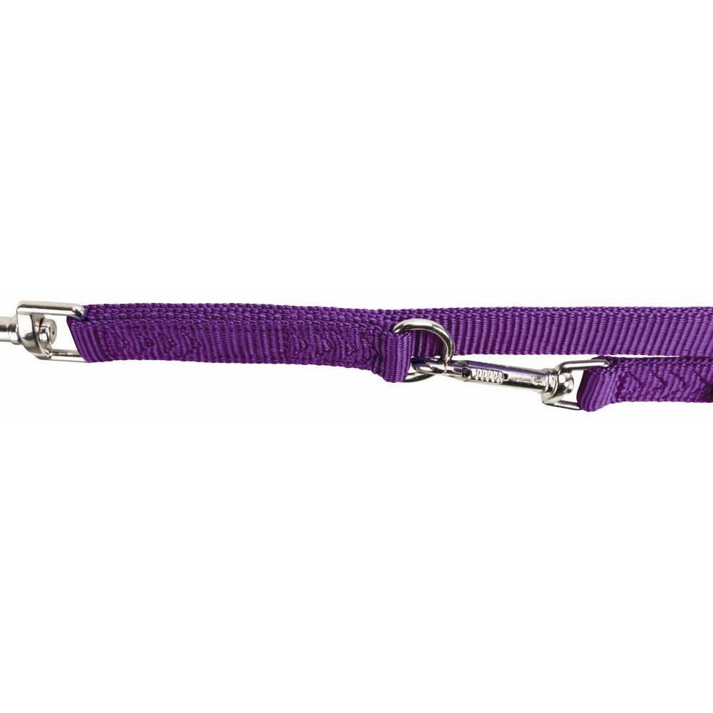 Trixie - Trixie - Laisse 10 mm x 2 M  XS réglable double épaisseur violet. pour chien - Imagen 2
