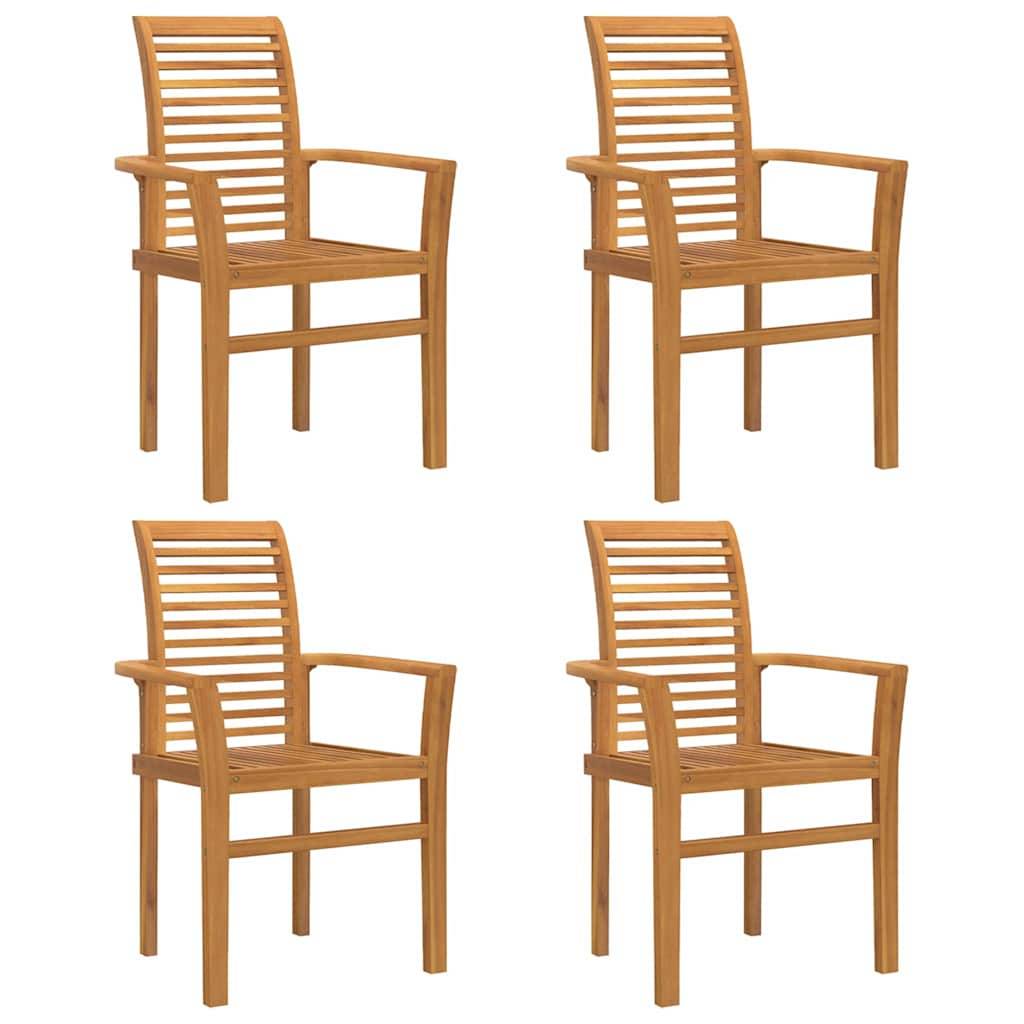 Chaise De Jardin empilable - Fauteuil De Jardin Marron 62,5 x 54,5 x 95,5 cm