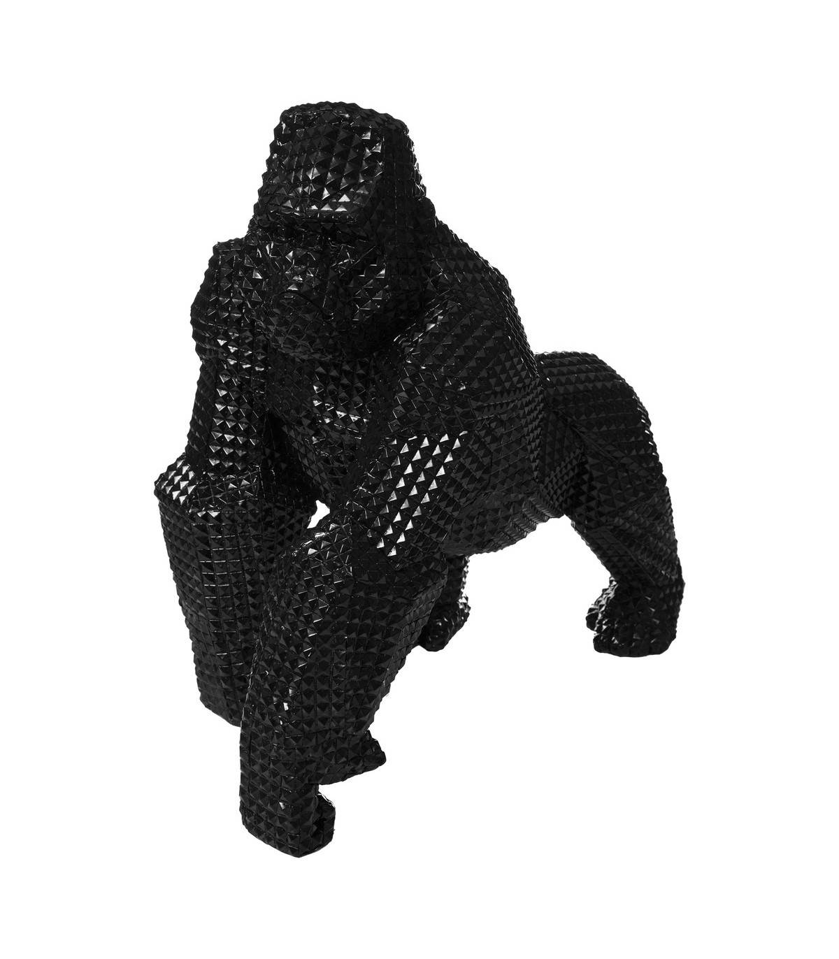 Objet déco Gorille en résine Noire façon Strass H 40 cm - Imagen 1