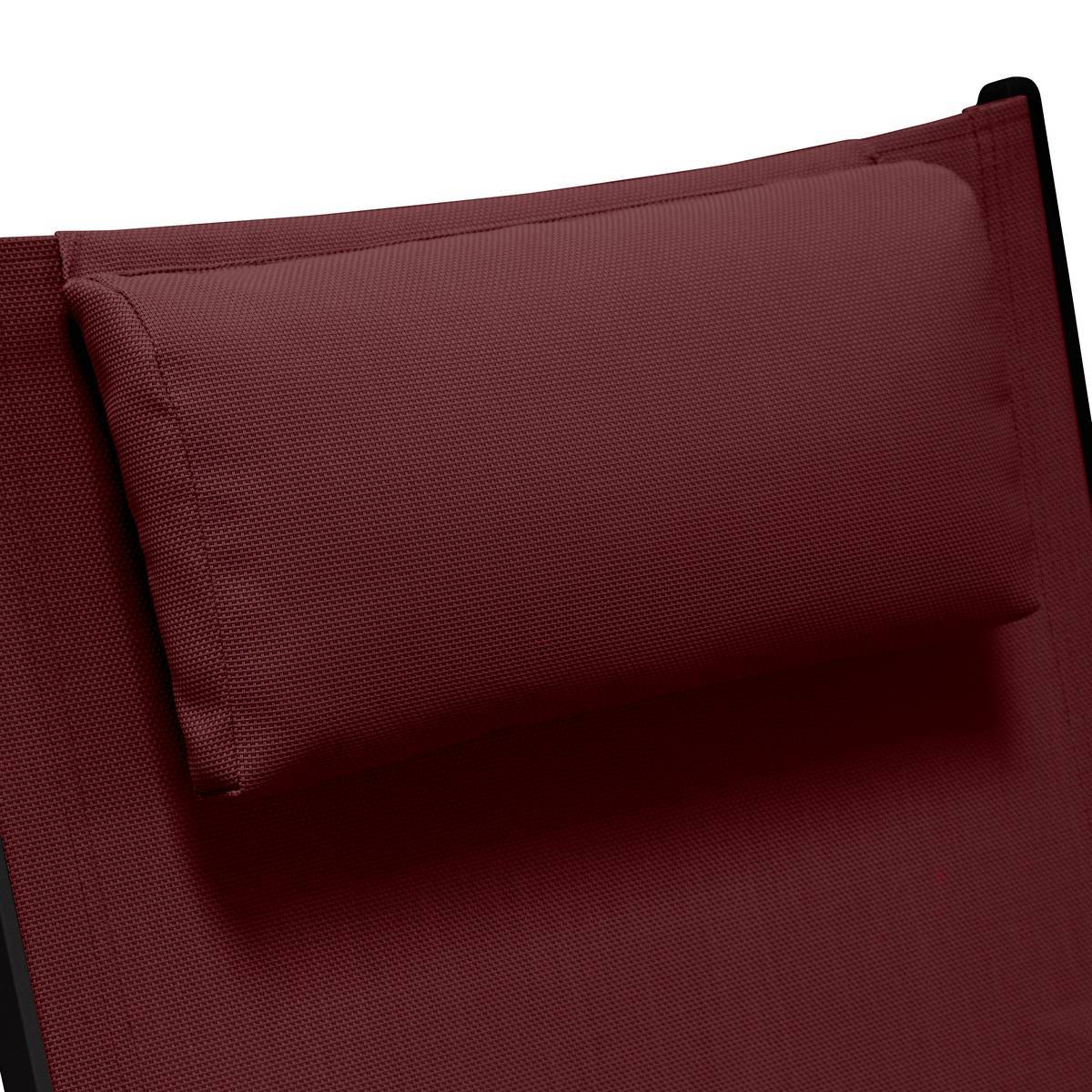 Hesperide - Appui-tête "Adaptia" bordeaux 40x22x6cm en texaline - Hespéride - Imagen 2
