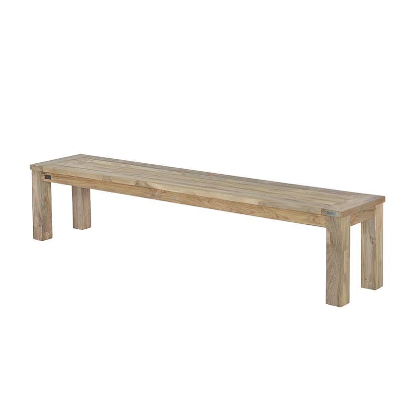 Banc en teck recyclé 210 cm Callao - Gecko Jardin - Imagen 2