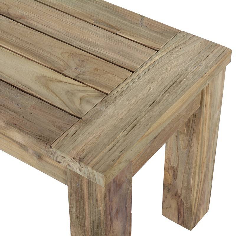 Banc en teck recyclé 210 cm Callao - Gecko Jardin - Imagen 3