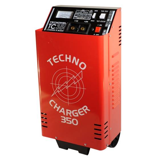 Chargeur démarreur de Batterie 12-24V Charge 60A poids lourds 600 Ah TEC350 TECNOWELD - Imagen 1