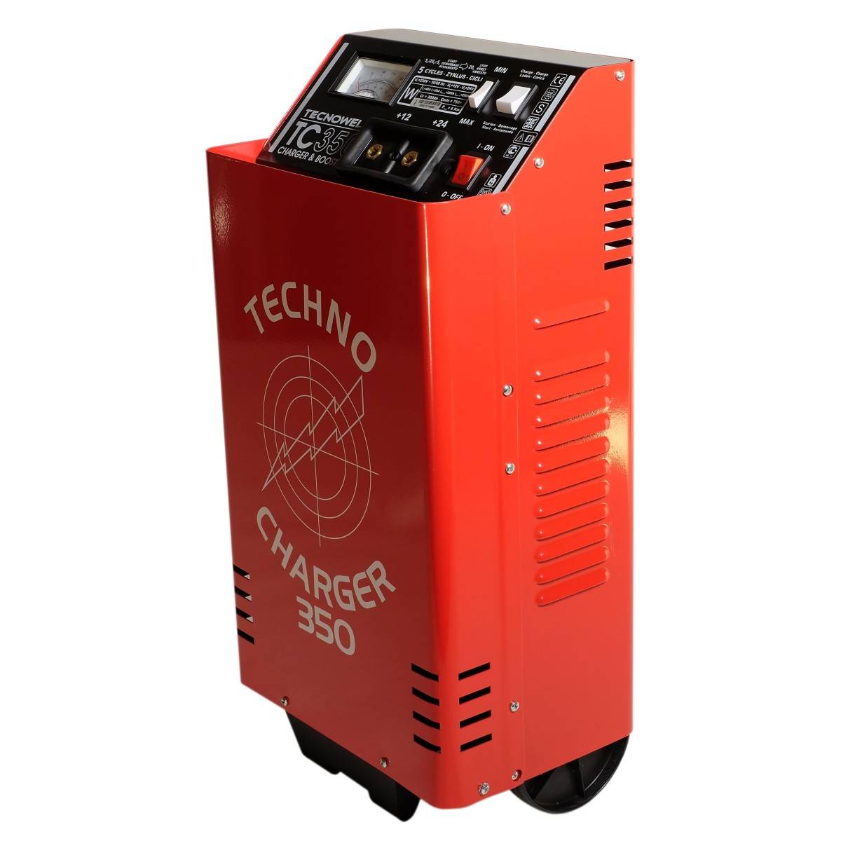 Chargeur démarreur de Batterie 12-24V Charge 60A poids lourds 600 Ah TEC350 TECNOWELD - Imagen 8