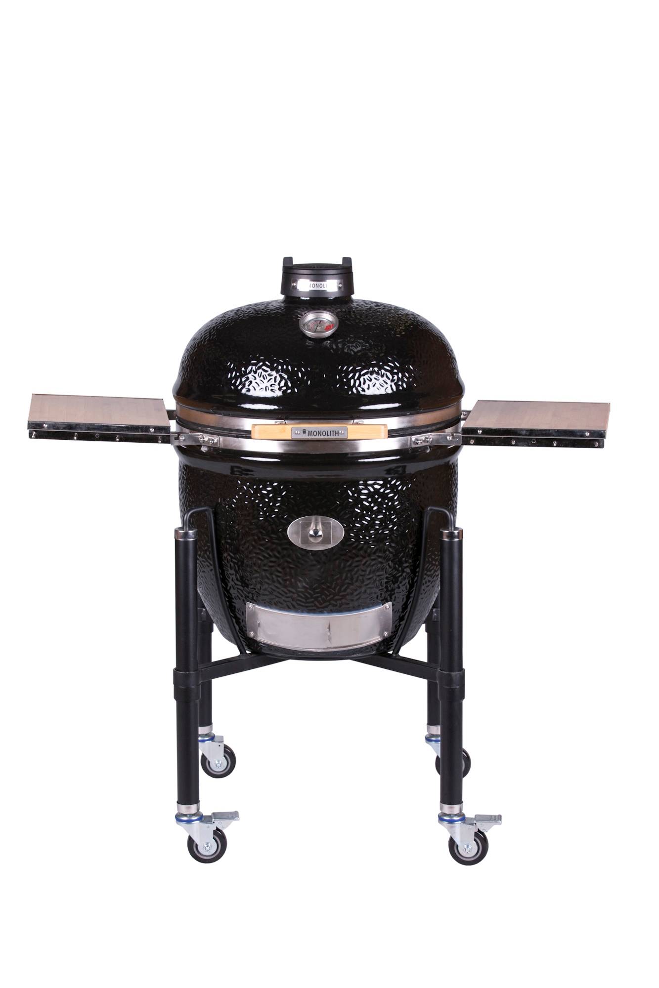 Monolith - Kamado Monolith CLASSIC Noir ProSerie 2.0 + Chariot + Housse + Pierre Pizza - Imagen 1