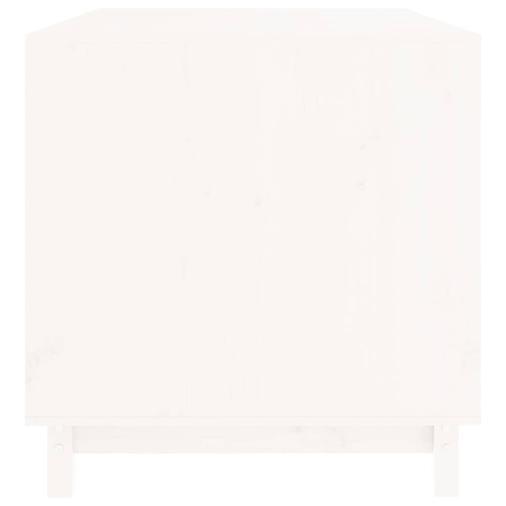 Vidaxl - Niche pour chien Blanc 100x70x72 cm Bois de pin massif vidaXL 822492 - Imagen 6