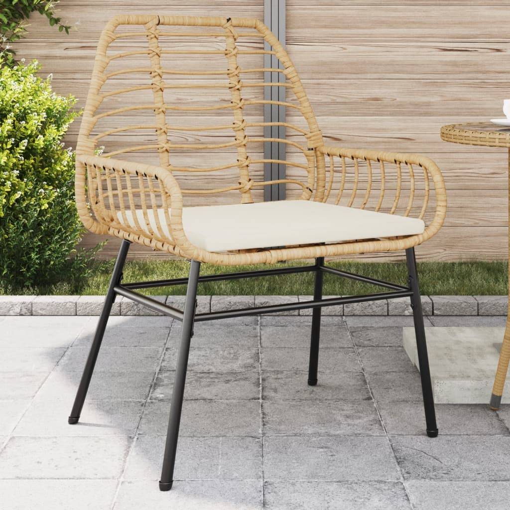 Lot de 2 Fauteuils Bas de Jardin Résine Tressée avec Coussins pour Terrasse Marron – ComfortXL Outdoor Living - Image 1