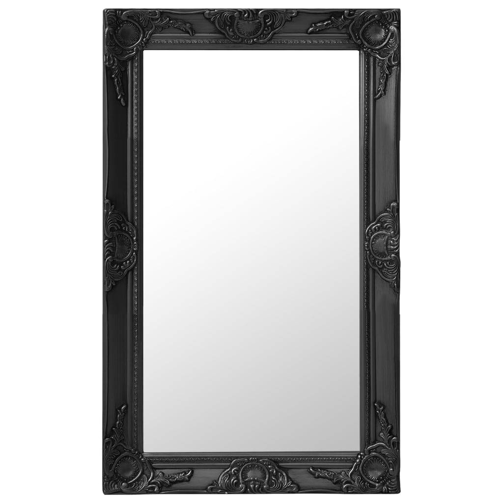 Maison Chic - Miroir mural - Miroir décoratif style baroque 50x80 cm noir - Image 2