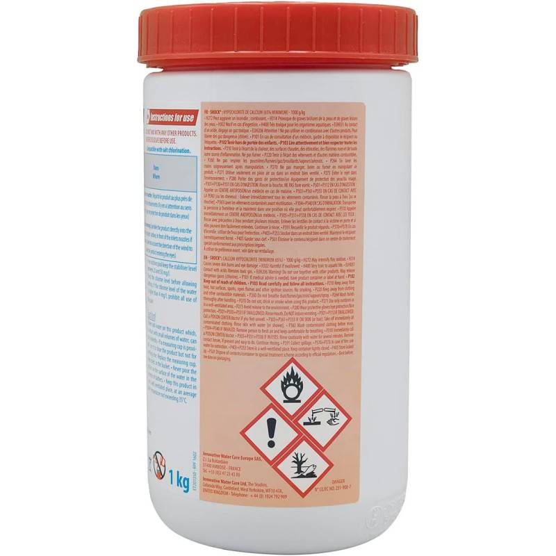 Hth - Hypochlorite de calcium - Chlore choc hth® SHOCK poudre 1 kg - - Imagen 2