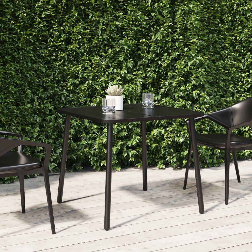 Table de jardin en acier gris Palavas | Maisons du Monde