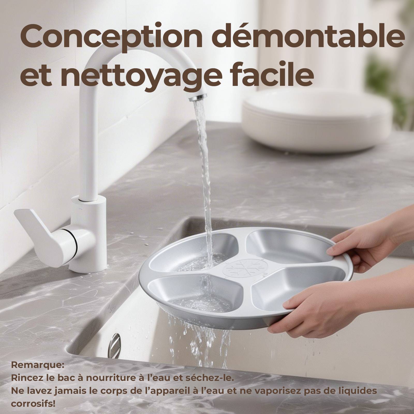 Sans Marque - Robotail F20 Distributeur Automatique Réfrigéré pour Chats, 4 Compartiments, Double Température - Image 9
