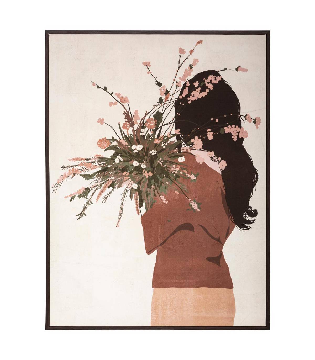 Tableau Toile murale encadrée imprimée Femme 58 x 78 cm - Imagen 1