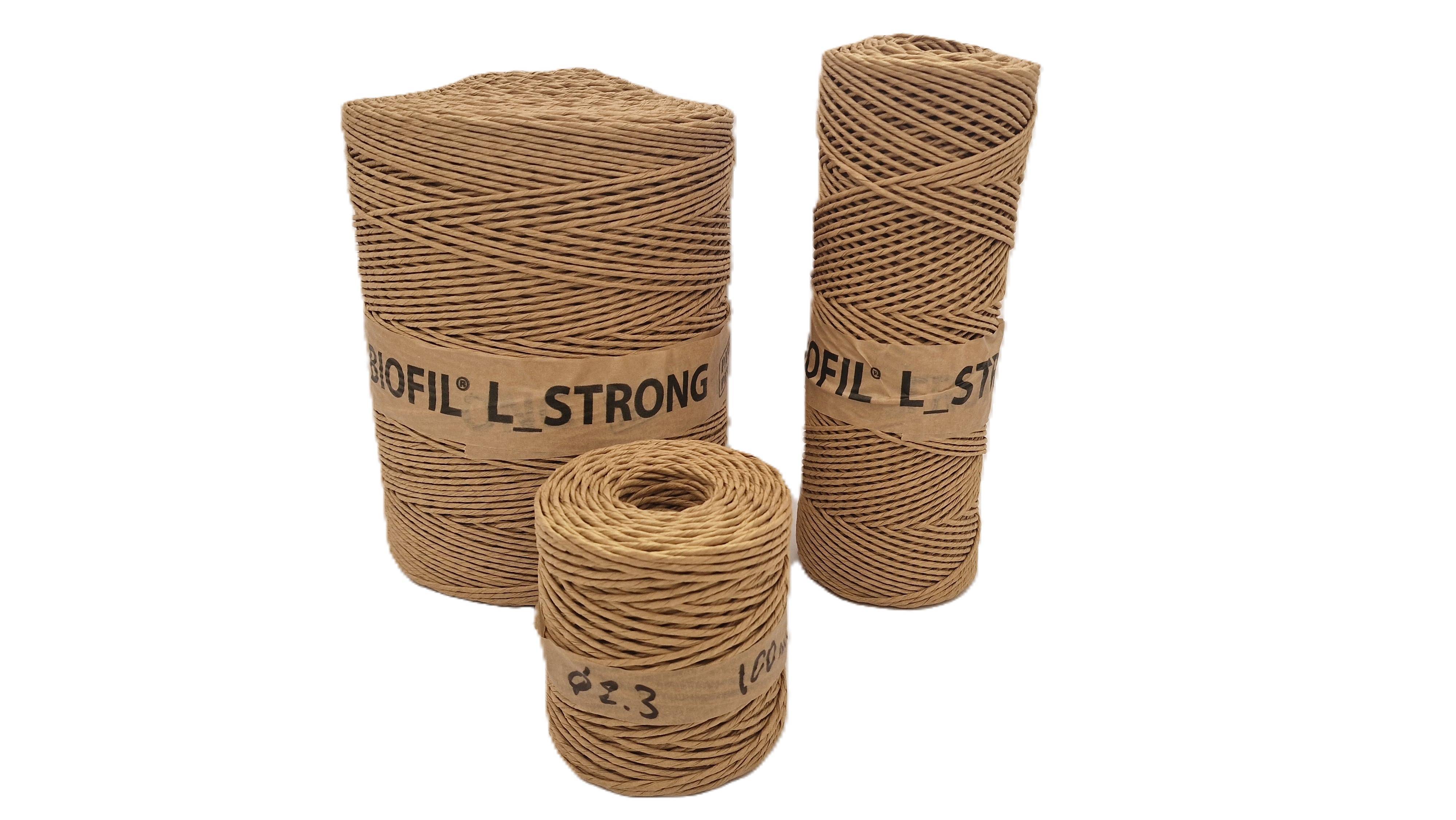 Ficelle cellulose - 90M - 2,3 mm Ø - 100% cellulose Biodégradable - BIOFIL L - Textilose Curtas Technologies - Imagen 3