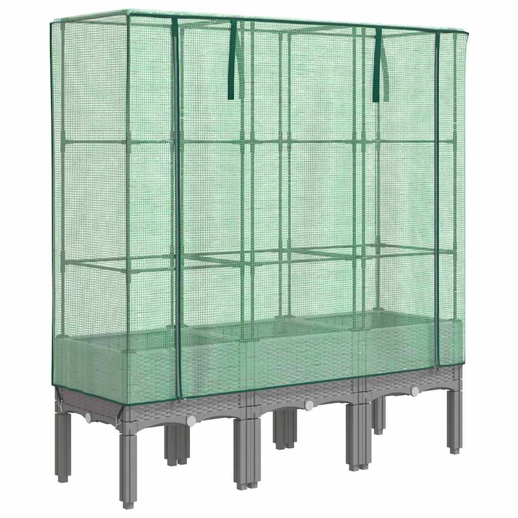Prolenta Premium - Jardinière polypropylène gris 120 x 40 x 44 cm - Prolenta premium p366.7 - Image 1