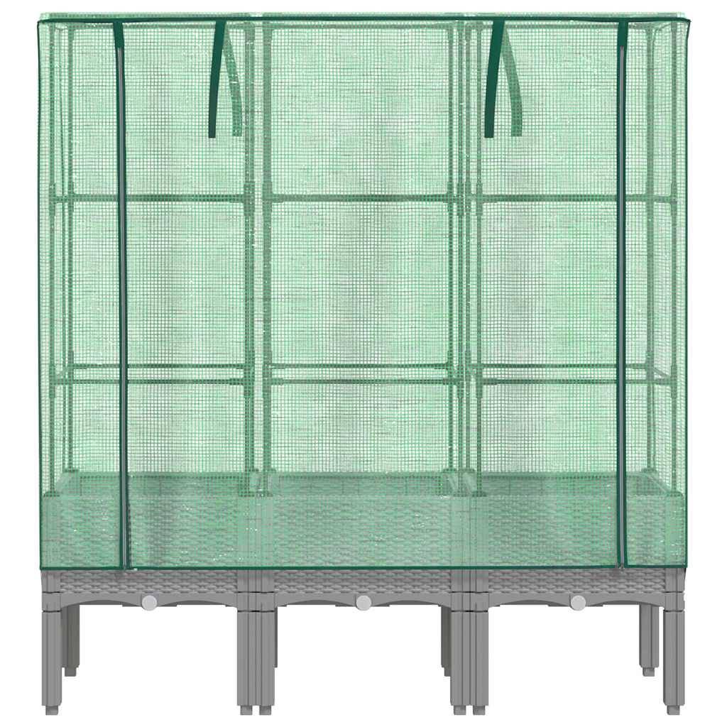 Prolenta Premium - Jardinière polypropylène gris 120 x 40 x 44 cm - Prolenta premium p366.7 - Image 4