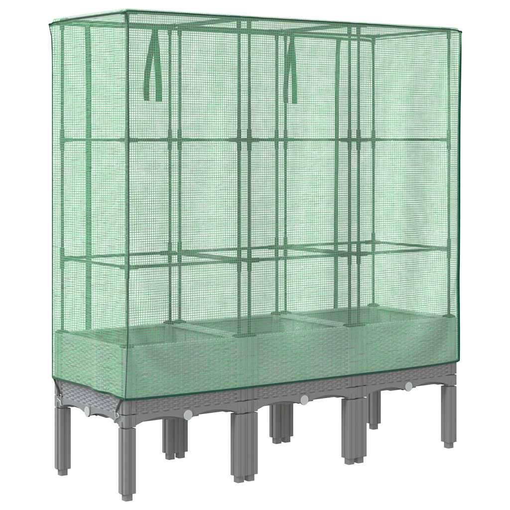 Prolenta Premium - Jardinière polypropylène gris 120 x 40 x 44 cm - Prolenta premium p366.7 - Image 6