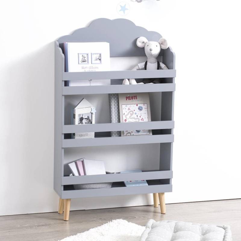 Bibliothèque enfant nuage grise Atmosphera - Image 2