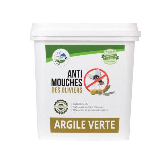 Terra Nostra - Argile verte anti mouche des oliviers - Seau 3kg