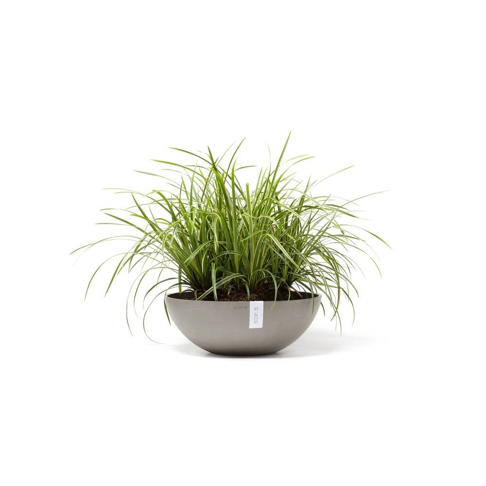 Ecopots - Pot Rond Vienna 50 Taupe - Ø 50 x H. 18 cm - 22,3 L ECOPOTS - Imagen 1