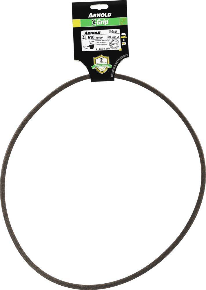 Arnold - Courroie trapézoïdale X-Grip V de type 4L510 Arnold - Imagen 1