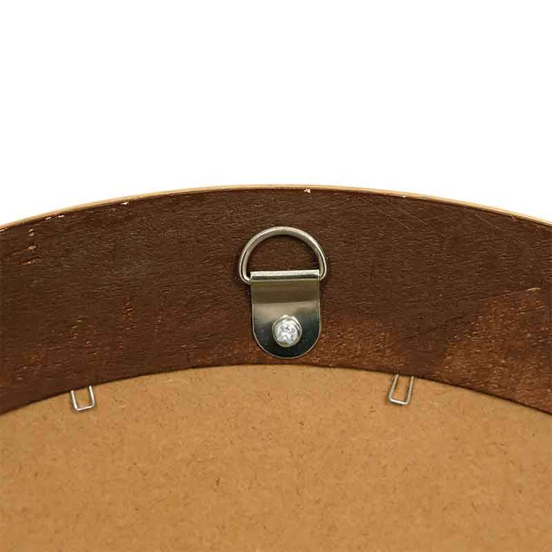 Miroir convexe Drachma rond doré bois 46cm - Image 4