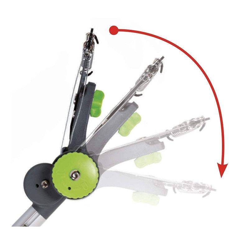 Ribimex - Echenilloir télescopique 2 mètres à 2,77 mètres tête orientable - Image 3