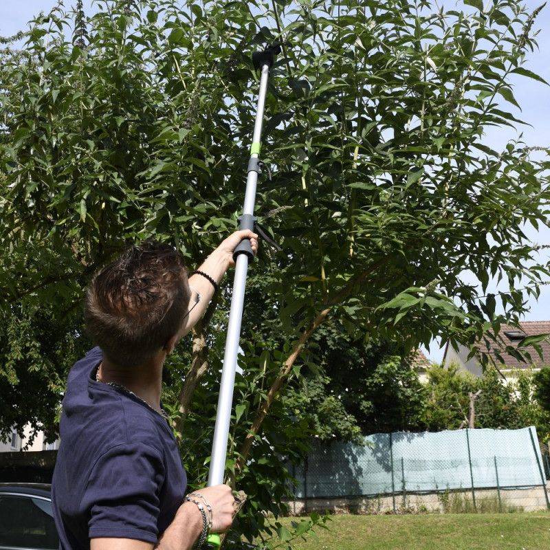 Ribimex - Echenilloir télescopique 2 mètres à 2,77 mètres tête orientable - Image 4