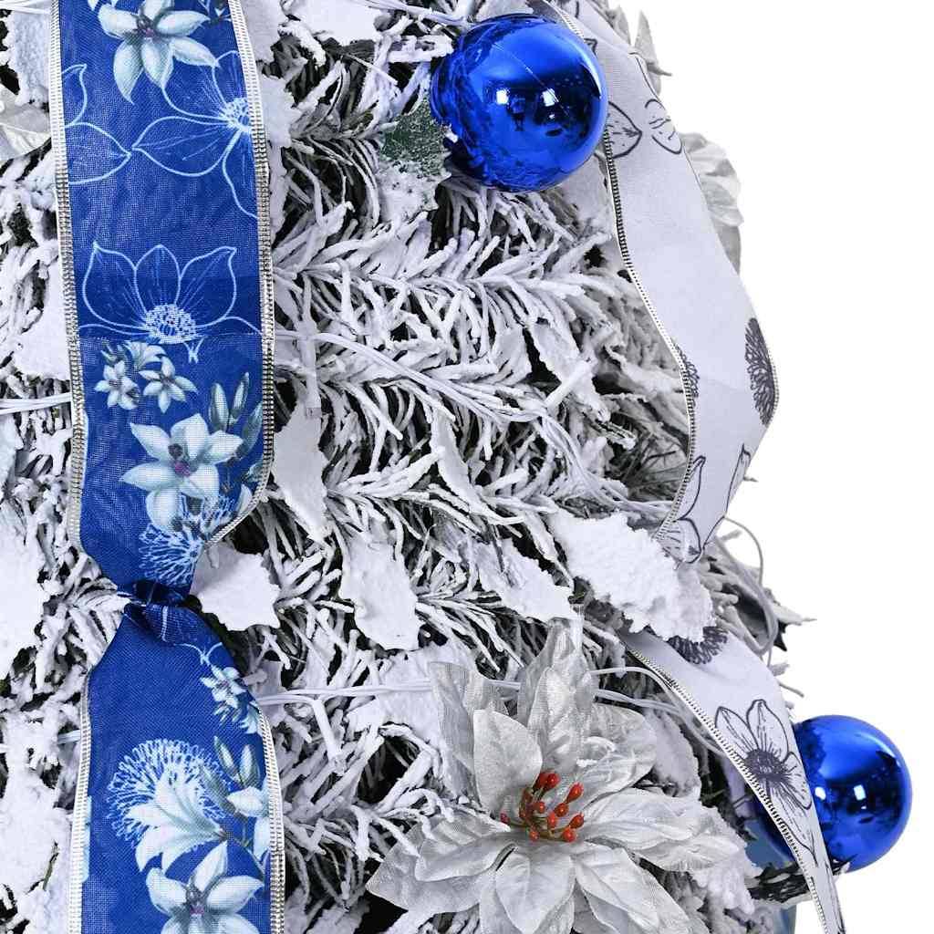 Vidaxl - Sapin de Noël artificiel Blanc 210 cm PVC vidaXL 42018637 - Image 7