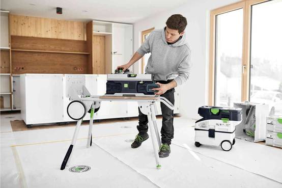 Scie circulaire sur table sans fil FESTOOL CSC SYS 50 EBI-Plus - 577374 - Image 4