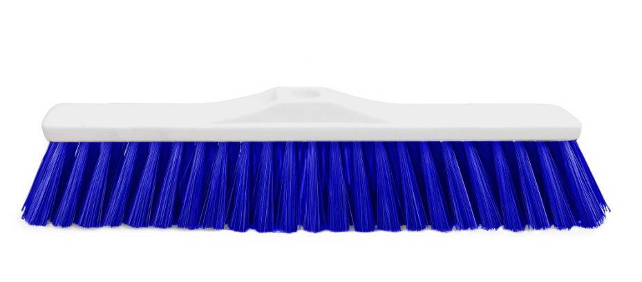 Balai Droit 37,5Cm Mi Dur Bleu - Guialto
