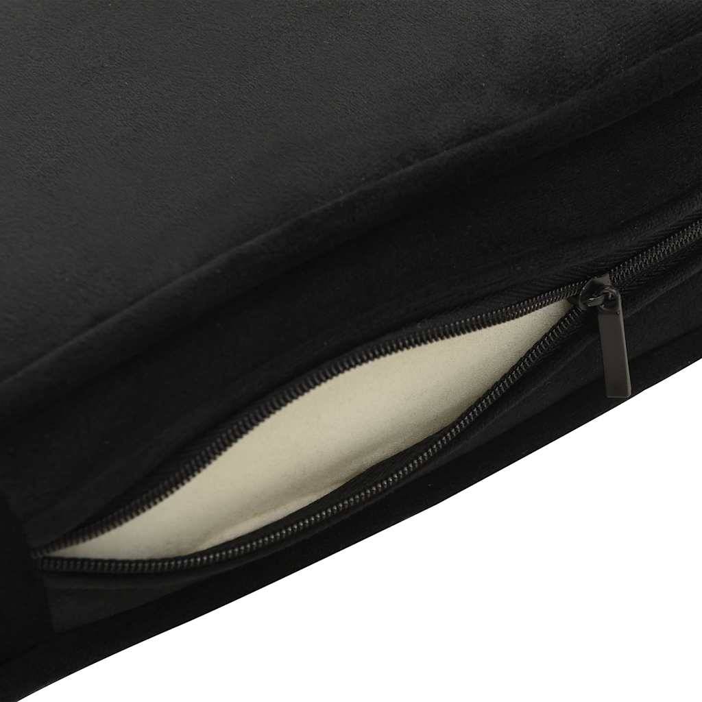 Vidaxl - Canapé pour chien Noir 60x43x30 cm Peluche et similicuir vidaXL 170960 - Imagen 6