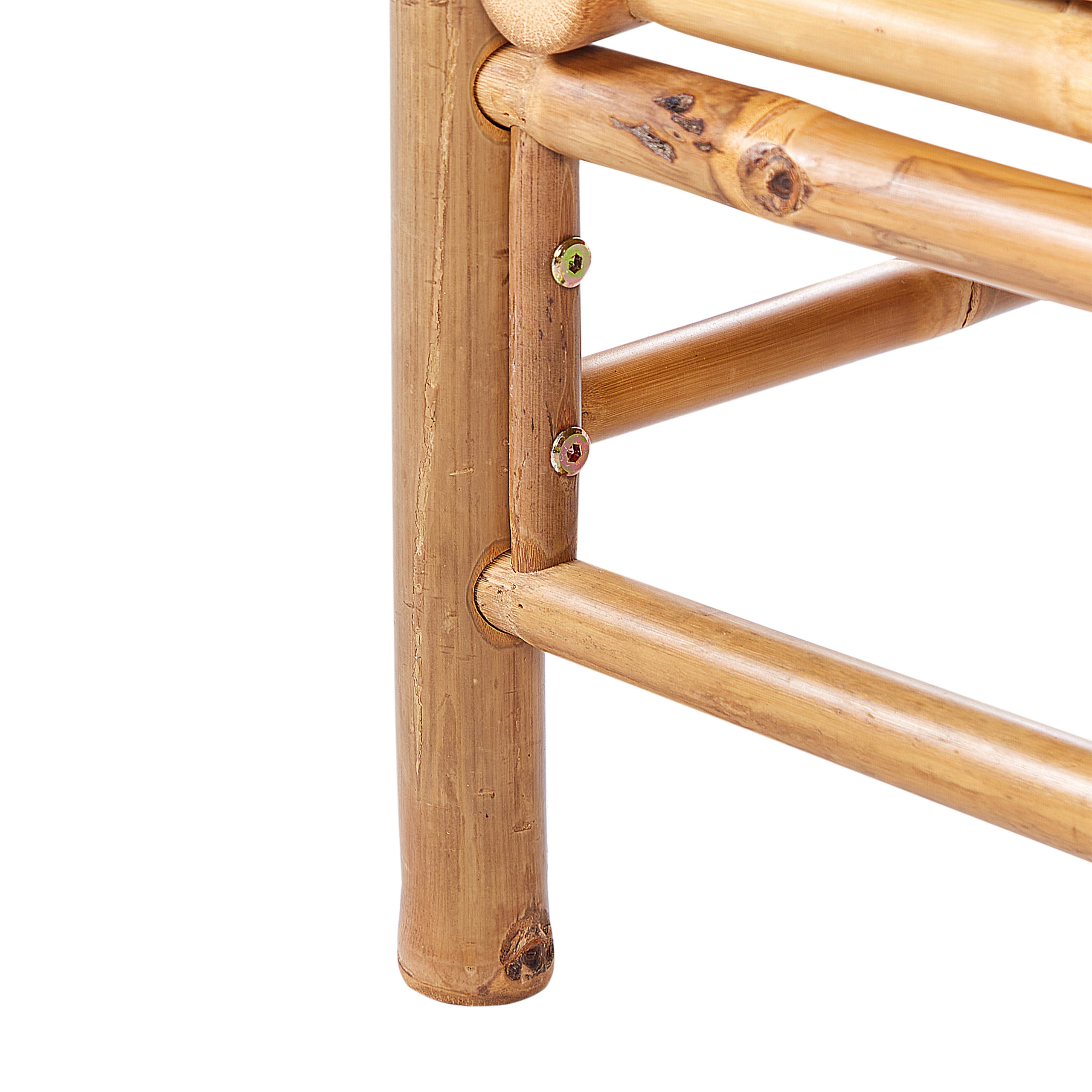 Beliani - Fauteuil Bambou Taupe CERRETO - Beliani - Imagen 9