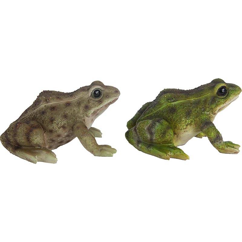 Esschert Design - Lot de 2 Grenouilles Déco résine - Esschert Design