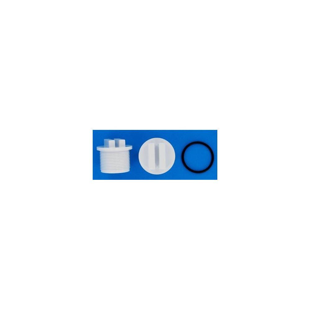 Hayward - Bouchon de vidange de piscine avec joint torique - 1 - 1/2 - Blanc - SP1022CE - Hayward - Imagen 3