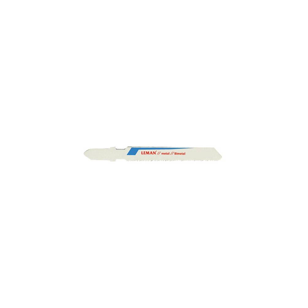 5 lames de scie sabre bi-métal - Lu. 50 mm pas 1.2 mm - coupe fine pour inox - LEMAN - 7106.05 - Imagen 1