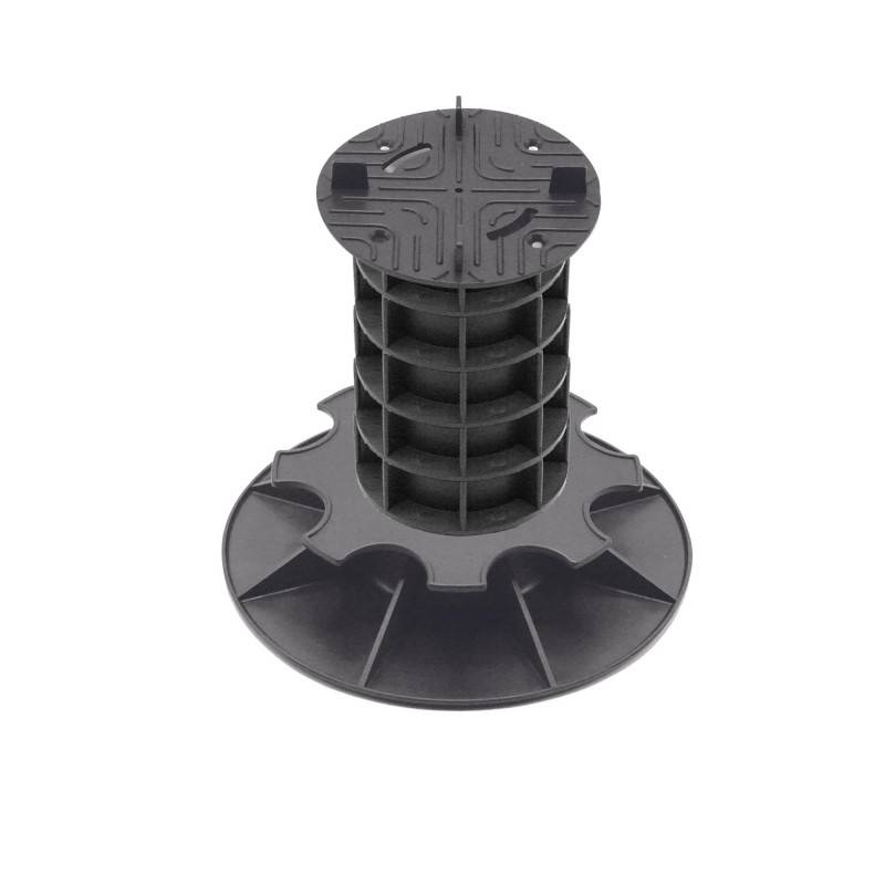Jardinex - Plot terrasse dalle réglable 20 - 23 cm - Noir - Jardinex - Imagen 1